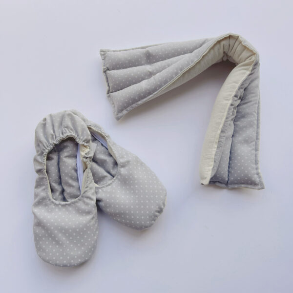 Kit super relax - Gris con lunares