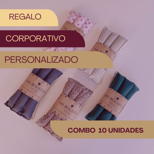 "Regalo Corporativo: Combo de 10 Bolsitas Cervicales Personalizadas"